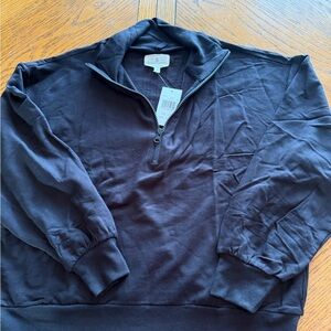 Lou & Grey Women's Black Zip-Up Jacket